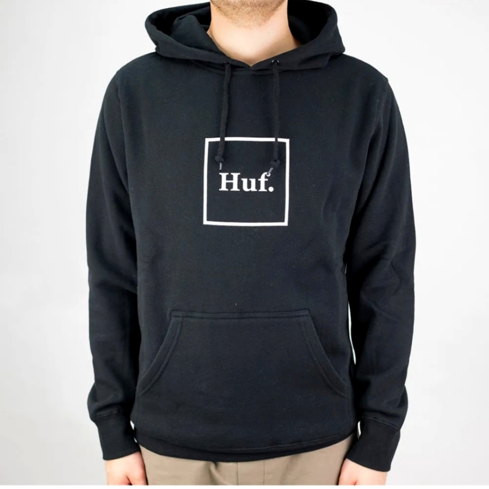 NWT Men's HUF Box Logo Hoodie - Picture 5 of 13